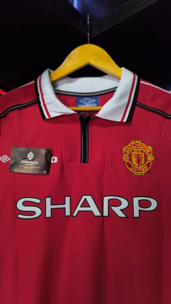 manchester united Retro - Manga Corta - Imagen 2