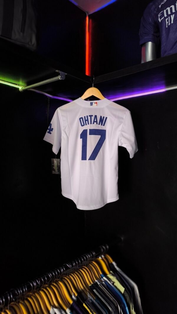 Jersey - Dodgers Blanca ( MLB ) - Imagen 2