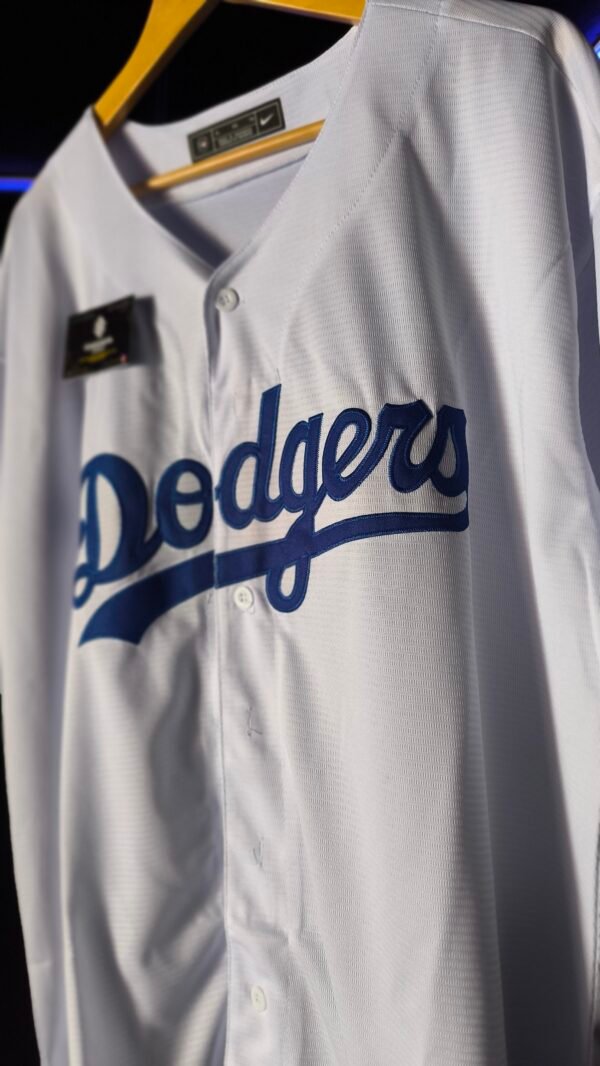 Jersey - Dodgers Blanca ( MLB ) - Imagen 2