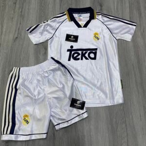 Real Madrid 99/00 local - Manga Corta ( Niños )