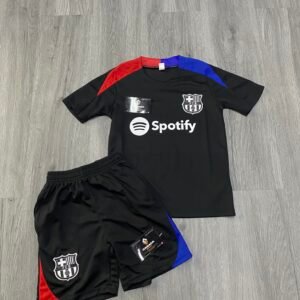 Barcelona 24/25 Entrenamiento negra - Manga corta ( Niños )