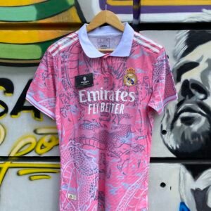 Dragon Rosada Real Madrid ( Manga Corta )
