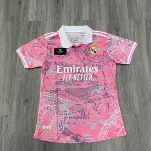 Dragon Rosada Real Madrid ( Manga Corta )