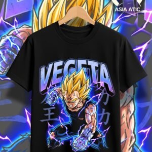 Franela - Vegeta Azul Negra