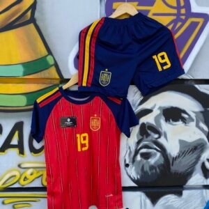 España 25/26 Local - Manga Corta Niños