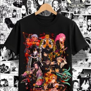 Franela - kimetsu Negra 1