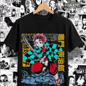 Franela - kimetsu Negra 8