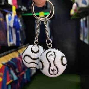 Llavero - Balón Blanco y Negro