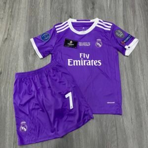 Real Madrid Visitante 16/17 - Manga Corta ( Niños )